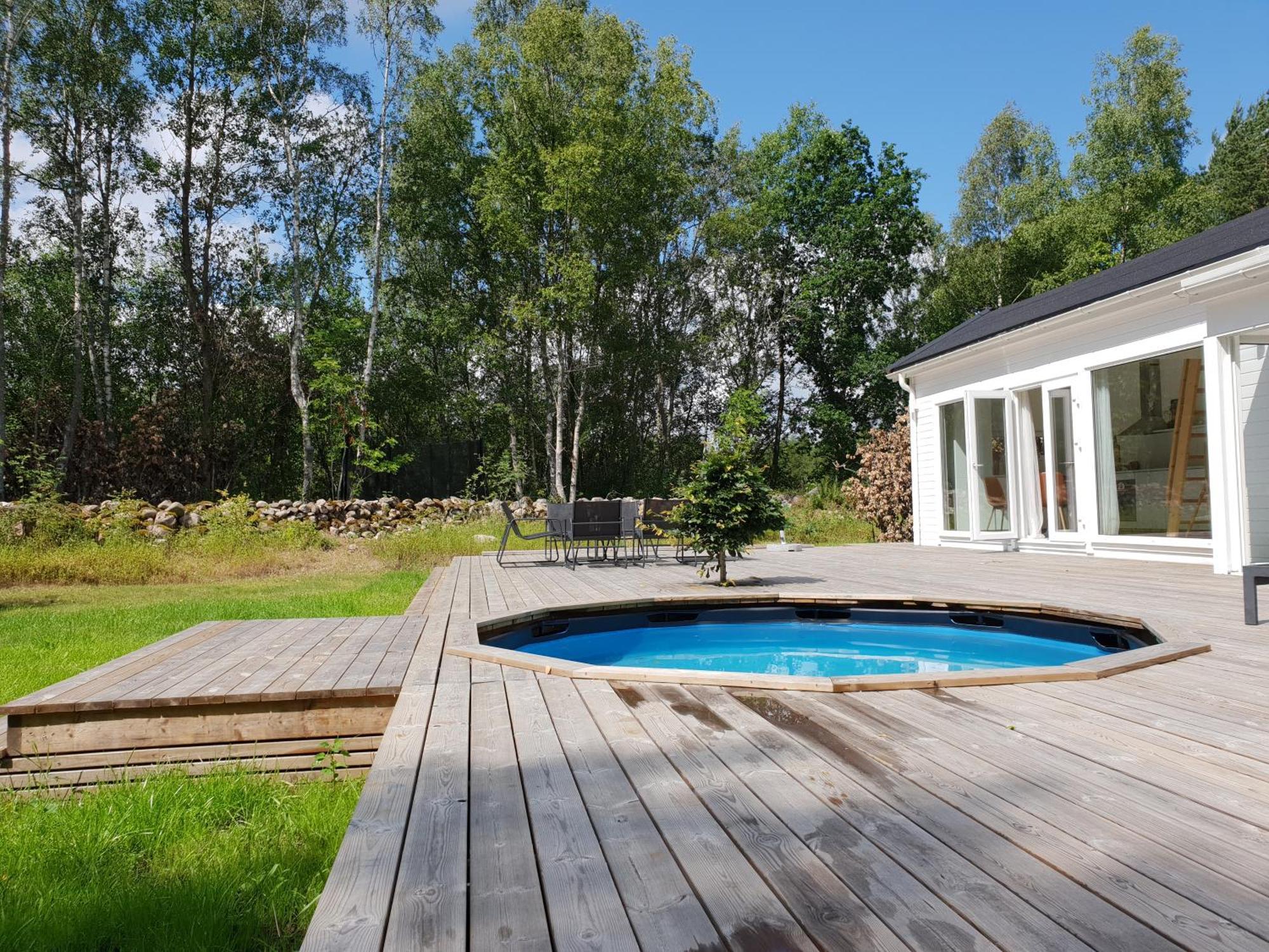 Cabin In The Forest With Spa Bath Västra Torup Zewnętrze zdjęcie